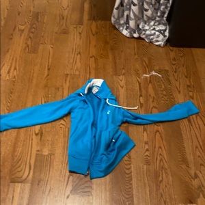 A blue adidas jacket